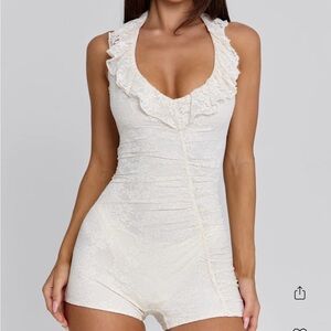 Outcast Avila Playsuit Ivory